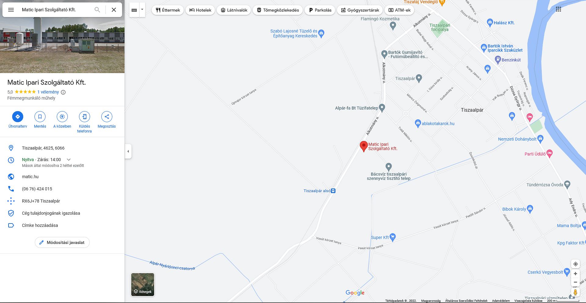 Matic GmbH. 2. Standort - Ansicht auf Google Map